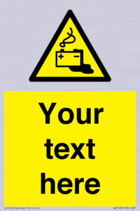 Custom Battery Charging Sign